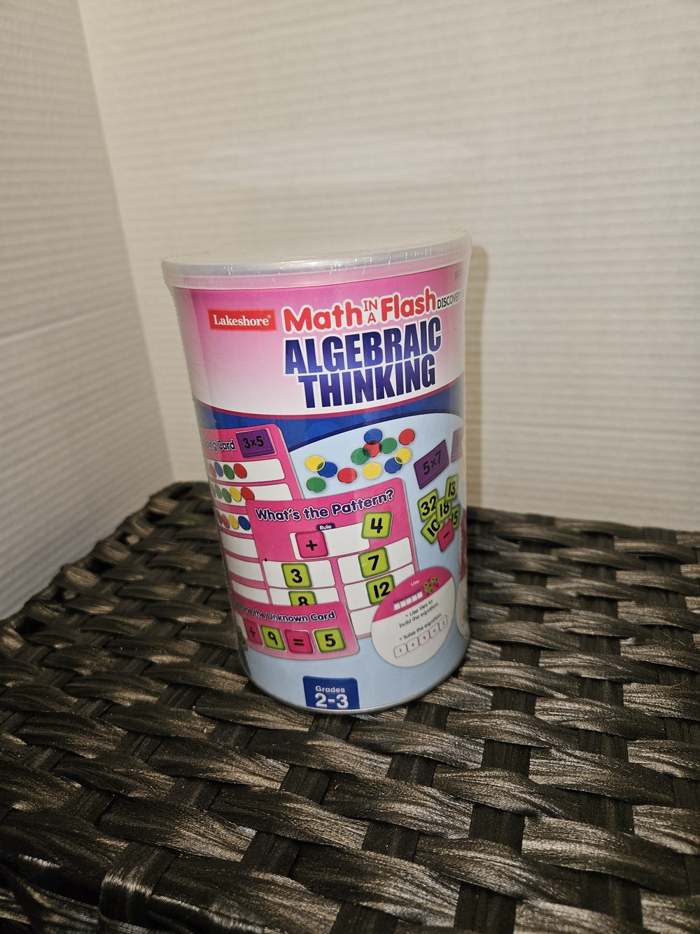 Lakeshore Math in a Flash Algebraic Thinking Flash Cards - Pink